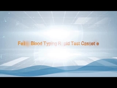 Ολόκληρο αίμα Κτηνιατρικά κιτ ταχείας εξέτασης Τύπος αίματος γάτας Τεστ ταχείας εξέτασης