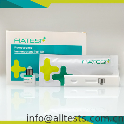 Good price Υψηλή Immunoassay φθορισμού ιδιομορφίας κασέτα δοκιμής εξαρτήσεων THC δοκιμής σε απευθείας σύνδεση
