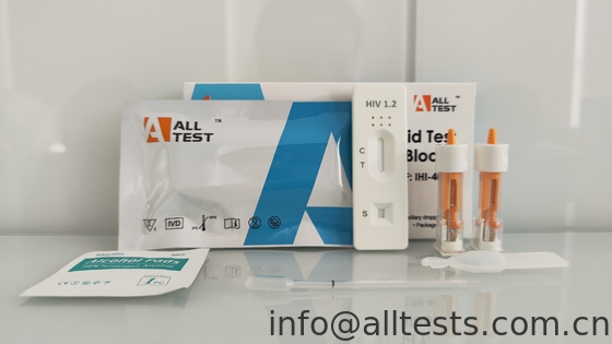 Good price HIV 1.2 Γρήγορο τεστ Κασέτα Αυτοτεστ Οικιακή δοκιμή (όλο αίμα / ούρα / στοματικό υγρό) σε απευθείας σύνδεση