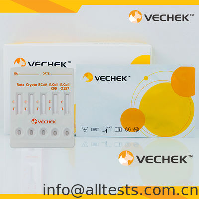 Καλή τιμή. Ροταϊός+Κρυπτοσπορίδια+Κορονοϊός+E. Coli K99 +E. Coli O157 Αντιγόνο Σύνθετο Τεστ Ταχείας Δοκιμής (Πεπικά) σε απευθείας σύνδεση