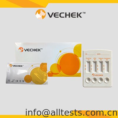 Καλή τιμή. Κασέτα Ταχείας Δοκιμής Συνδυασμού Κυνών για Αντισώματα Ehrlichia Anaplasma Babesia Leptospira με Γρήγορα Αποτελέσματα Υψηλή Ακρίβεια Απλή Λειτουργία σε απευθείας σύνδεση