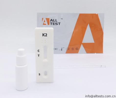 Good price Συνθετική κασέτα του /serum το /plasma ολόκληρου αίματος δοκιμής μαριχουάνα K2 γρήγορη με υψηλοί ακριβής/ακριβής σε απευθείας σύνδεση