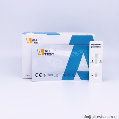 Good price Mycoplasma AllTest πνευμονίας IgM γρήγορη δοκιμή δοκιμών Immunochromatographic ροής αντισωμάτων πλευρική σε απευθείας σύνδεση