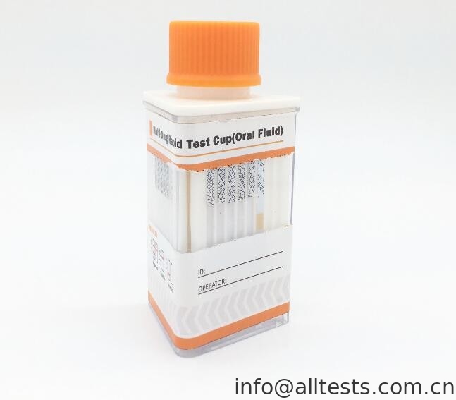 Drug Abuse Diagnosis Multi Drug Rapid Test Cup C - Oral Fluid CE Certificated