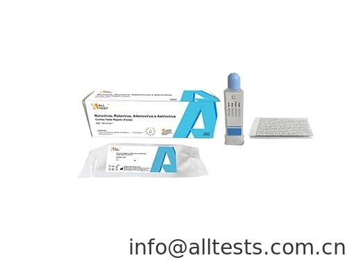 Good price Νοροϊός Ροταϊός Αδενοϊός και Αστροϊός Γρήγορο τεστ για δείγματα ανθρώπινου κοπριού Γρήγορο τεστ μολυσματικών ασθενειών σε απευθείας σύνδεση