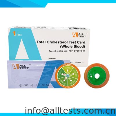 Καλή τιμή. OTCH-404H -- Κάρτα εξέτασης ολικής χοληστερόλης υψηλής ακρίβειας (ολόκληρο αίμα) σε απευθείας σύνδεση