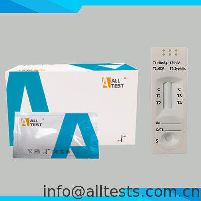Καλή τιμή. HBsAg/HCV ve HIV/Sifiliz Kombine Hızlı Test, 15 Dakika Okuma Süresi, Tam Kan/Serum/Plazma Numunesi İçin Yüksek Doğruluk σε απευθείας σύνδεση