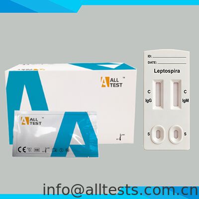 Καλή τιμή. Δοκιμή Leptospira IgG/IgM Combo Rapid με χρόνο ανάγνωσης 15 λεπτών Πιστοποιημένη CE για δείγμα ολικού αίματος/σερού/πλασμού σε απευθείας σύνδεση