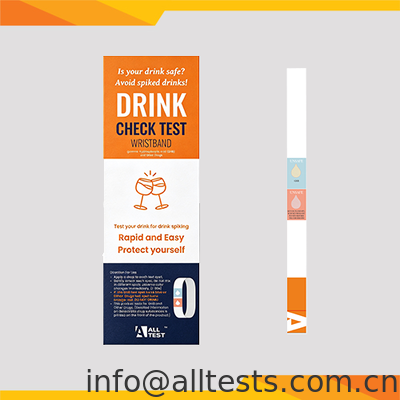 Καλή τιμή. Πιείτε Check Test βραχιόλι με 1 δευτερόλεπτο χρόνο ανάγνωσης ανιχνεύει 18 αναλυτικά μέσω της δειγματοληψίας με μία σταγόνα σε απευθείας σύνδεση