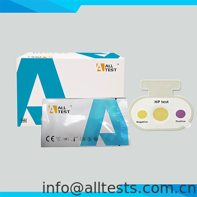 Καλή τιμή. H. pylori Rapid Test με χρόνο ανάγνωσης 3 λεπτών, υψηλή ακρίβεια και εύκολη οπτική ερμηνεία για την ανίχνευση του Helicobacter pylori σε απευθείας σύνδεση