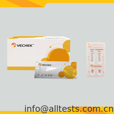 Καλή τιμή. Αντισώμα Lyme + Αντισώμα Leptospira Combo Rapid Test Cassette για κτηνιατρική χρήση με χρόνο ανάγνωσης 10 λεπτών και υψηλή ακρίβεια για δείγμα ολικού αίματος / ορού / πλάσματος online