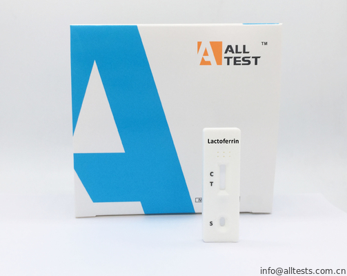 Good price Lactoferrin πλευρική ροής δοκιμής κασέτα δοκιμής λουρίδων γρήγορη στο ανθρώπινο CE περιττωμάτων που περνούν σε απευθείας σύνδεση