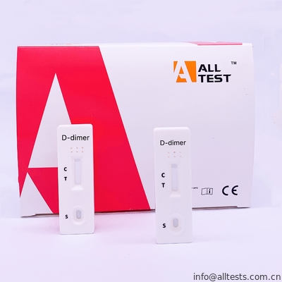 Good price D - Dimer γρήγορη εξάρτηση δοκιμής, γρήγορα CE διαγνωστικής δοκιμής και ISO13485 σε απευθείας σύνδεση
