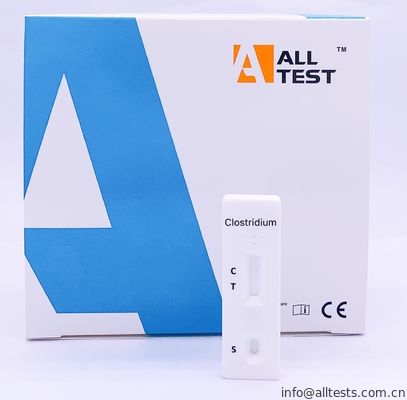 Good price Το CE πιστοποίησε την πλευρική difficile GDH δοκιμών Immunochromatographic ροής κασέτα δοκιμής clostridium γρήγορη σε απευθείας σύνδεση