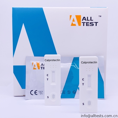 Good price CE πιστοποιημένη Calprotectin πλευρική ροής δοκιμής κασέτα δοκιμής λουρίδων γρήγορη στα ανθρώπινα περιττώματα σε απευθείας σύνδεση