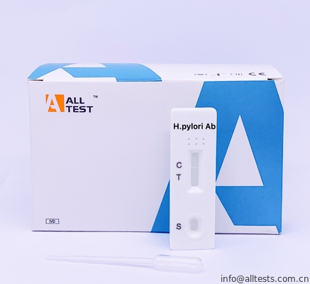 Good price Χ. γρήγορη κασέτα δοκιμής αντισωμάτων pylori (ολόκληρο αίμα το /Serum/Plasma) με το CE σε απευθείας σύνδεση