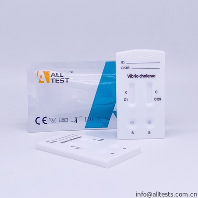 Good price Vibrio γρήγορη κασέτα δοκιμής cholerae O1/O139 Combo (περιττώματα) με το CE σε απευθείας σύνδεση