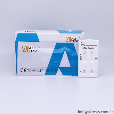 Good price Zika IgG/IgM και γρήγορη κασέτα δοκιμής NS1 Combo (ολόκληρο αίμα/ορός/πλάσμα) σε απευθείας σύνδεση