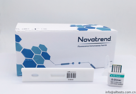 Good price Χρήση διαγνωστικής δοκιμής δ-Dimer από Immunoassay φθορισμού Novatrend τη συσκευή ανάλυσης ανθρώπινο ολόκληρο στο αίμα το /serum το /plasma σε απευθείας σύνδεση