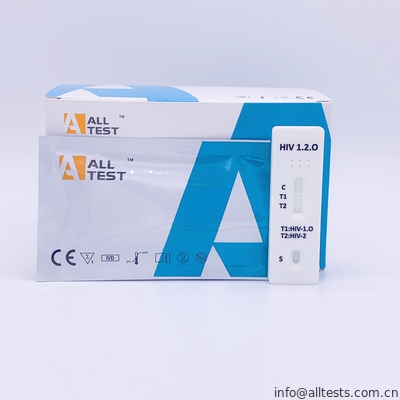 Good price Γρήγορη εξάρτηση δοκιμής HIV 1.2.O/κασέτα ένα βήμα στο αίμα το /Serum σε απευθείας σύνδεση