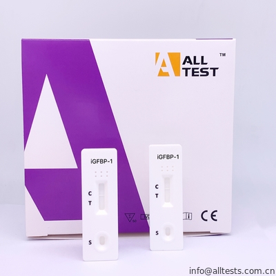 Good price Πλευρικές δοκιμές AllTest Immunochromatographic ροής iGFBP-1 γρήγορη κασέτα δοκιμής στην κολπική απαλλαγή σε απευθείας σύνδεση