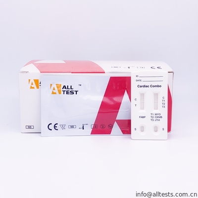Good price Γρήγορη διαγνωστική δοκιμή Χ - FABP και Myoglobin/CK - ΜΒ/Troponin Ι Combo σε απευθείας σύνδεση