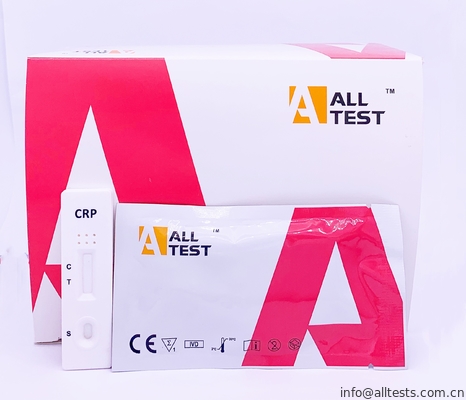 Good price CRP γρήγορο δοκιμής γρήγορο χρωματογραφικό Immunoassay εξετάσεων αίματος κασετών διαγνωστικό σε απευθείας σύνδεση