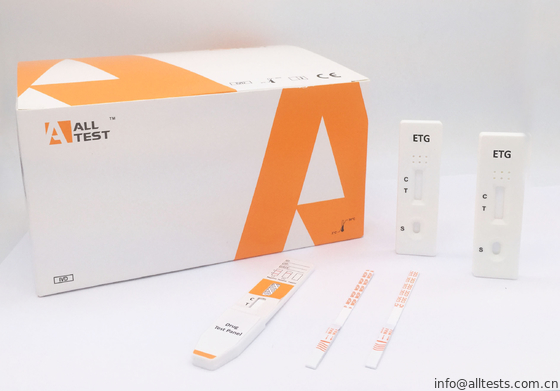 Good price Αιθυλικά ούρα 500 Glucuronide κασετών/μετρητών στάθμης/επιτροπής (ETG) γρήγορη εξάρτηση δοκιμής κατάχρησης ναρκωτικών ουσιών ng/mL*1000 ng/mL για τη διάγνωση σε απευθείας σύνδεση