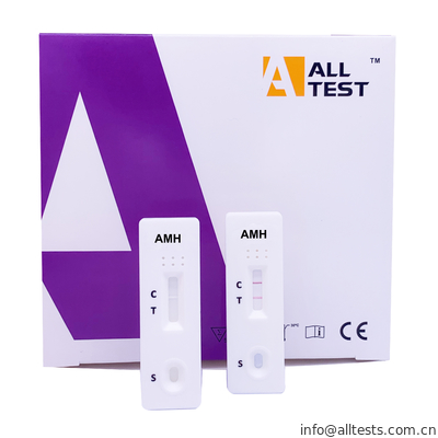 Good price Γρήγορη κασέτα δοκιμής AMH με ολόκληρο το αίμα/τον ορό/το πλάσμα για την ωοθηκική λειτουργία σε απευθείας σύνδεση