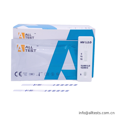 Good price Κατάλληλη AllTest κασέτα δοκιμής HIV 1.2.O γρήγορη σε απευθείας σύνδεση