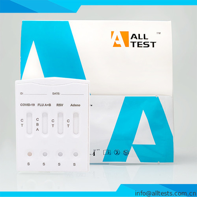 Good price Covid-19 γρήγορη δοκιμή Combo αντιγόνων ιών των αδένων γρίπης A+B RSV σε απευθείας σύνδεση
