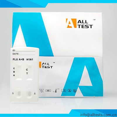 Good price Κατάλληλη γρίπη A/B και γρήγορη κασέτα δοκιμής H1N1 Combo (η πατσαβούρα/ρινικός απορροφά) με το πιστοποιητικό CE σε απευθείας σύνδεση